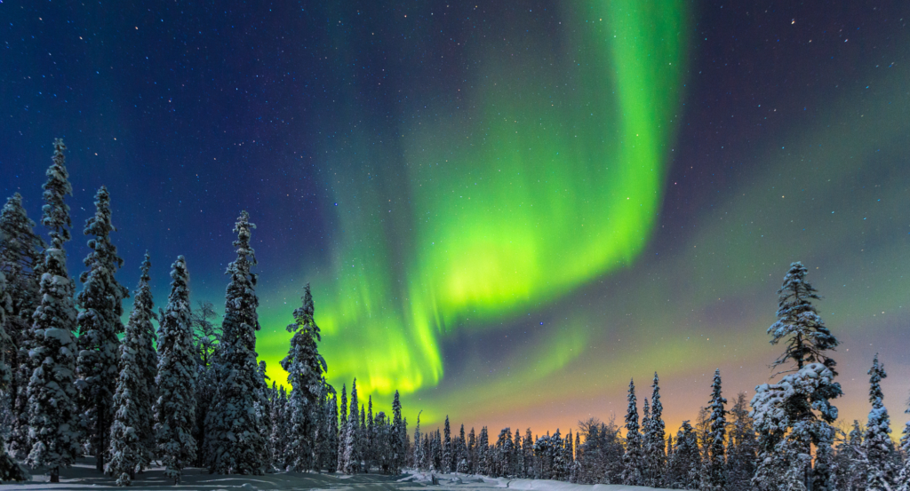 auroras boreales, viajes a canada, auroras boreales invierno